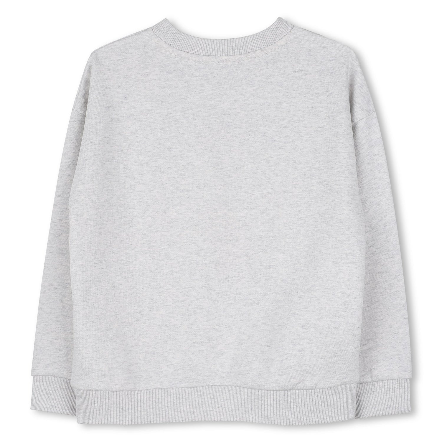 Little Marc Jacobs Girls Light Heather Gray Sweatshirt