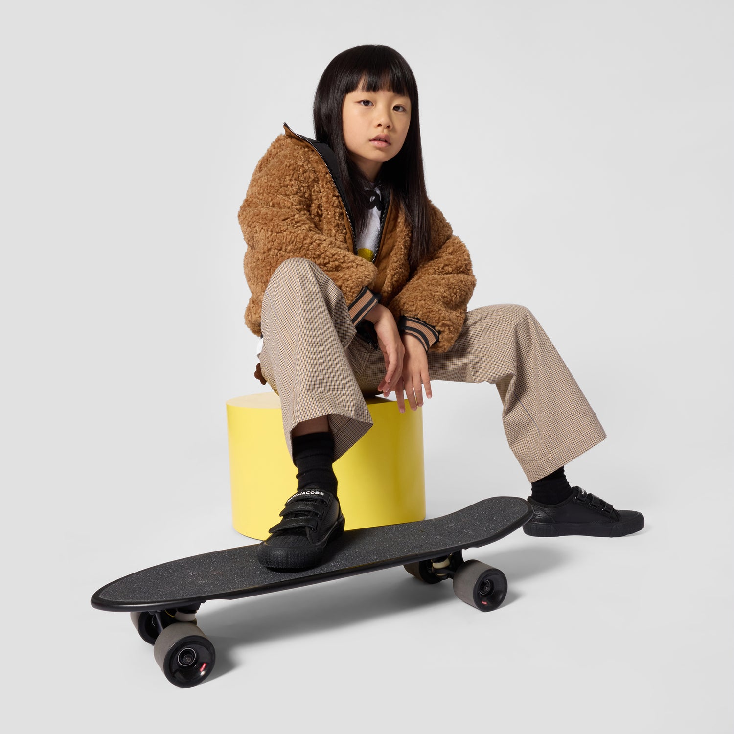 Little Marc Jacobs Girls Sand Coat