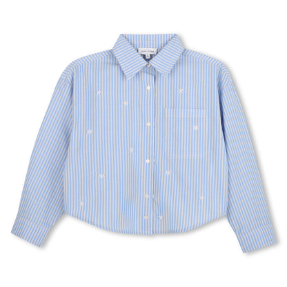 Little Marc Jacobs Girls Pale Blue Shirt
