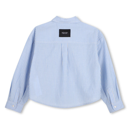 Little Marc Jacobs Girls Pale Blue Shirt