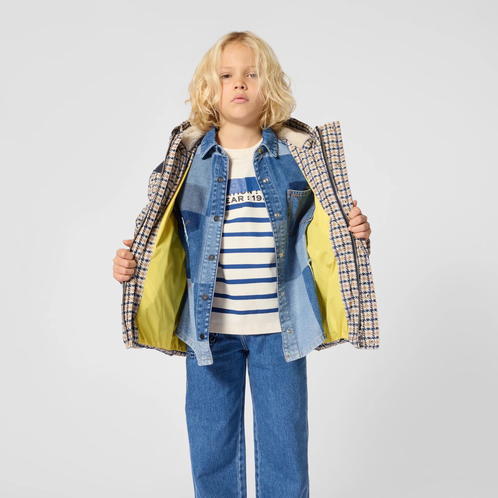 Little Marc Jacobs Boys Stripe Logo T-Shirt