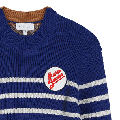Little Marc Jacobs Boys Navy Pullover