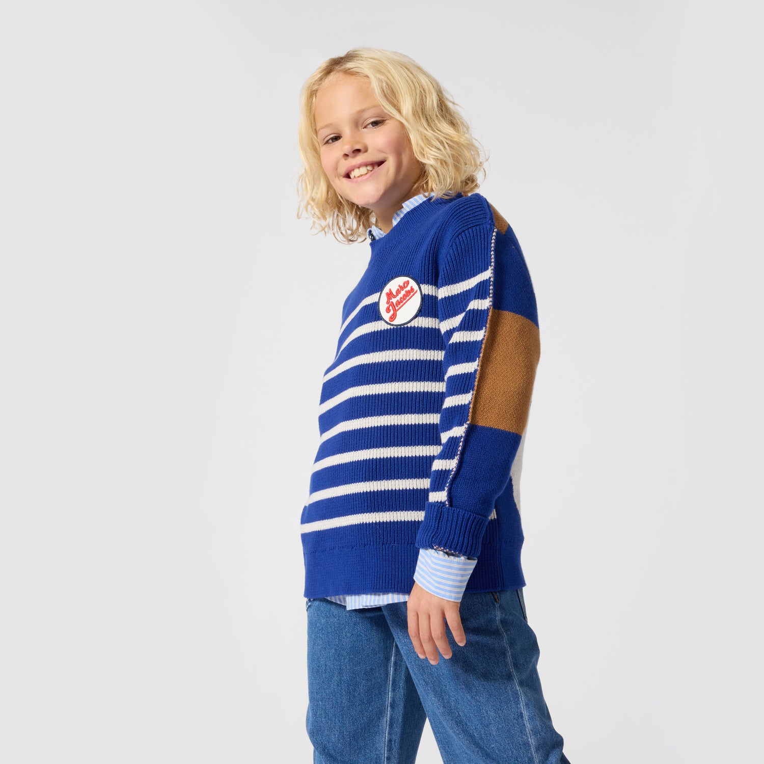Little Marc Jacobs Boys Navy Pullover