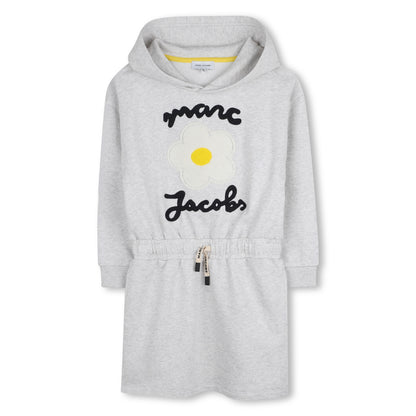 Little Marc Jacobs Girls Light Heather Gray Dress