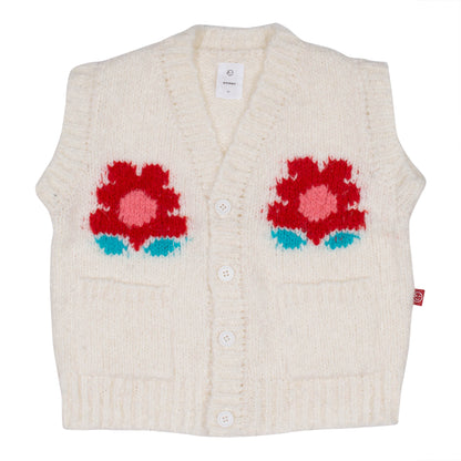 Wynken Ecru April Flower Vest