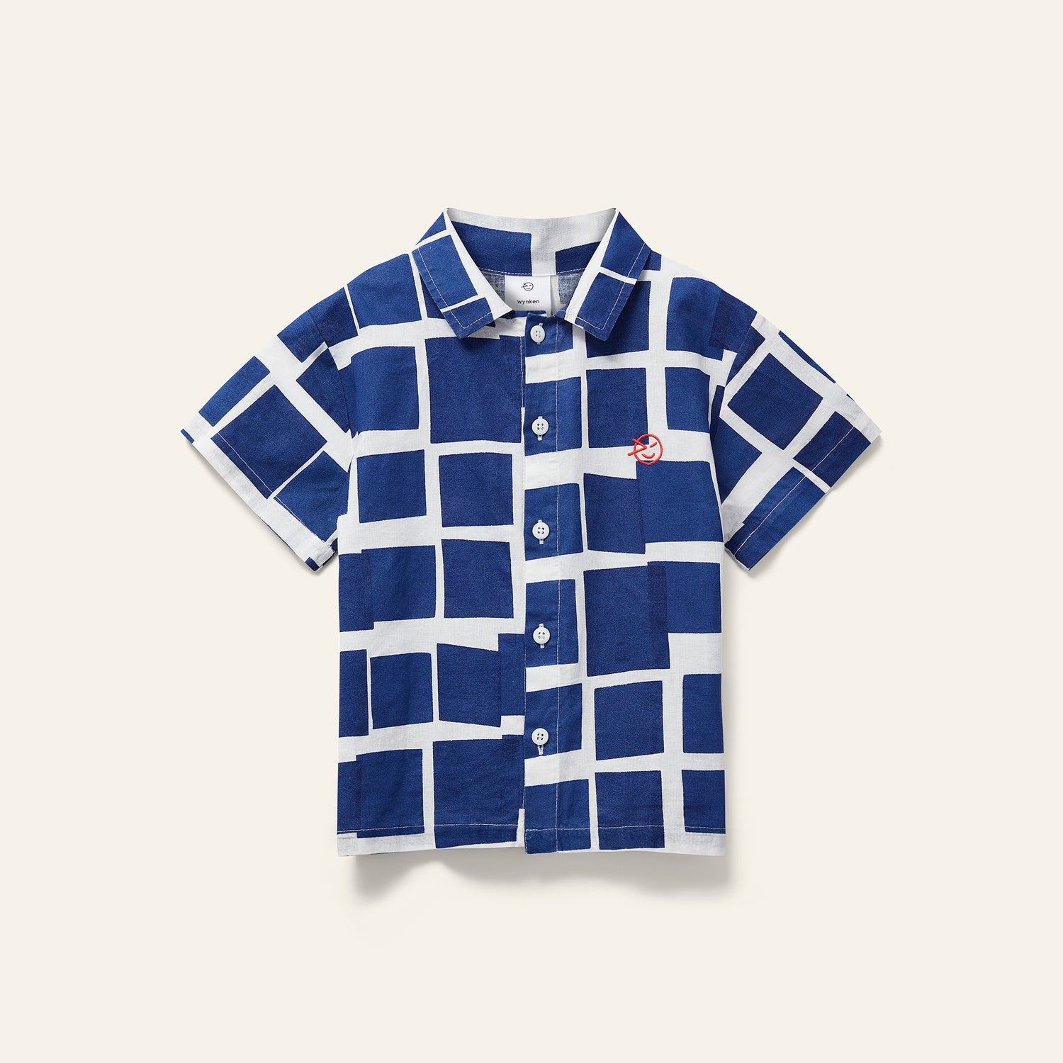 Wynken Camp Collar Linen Cotton Shirt