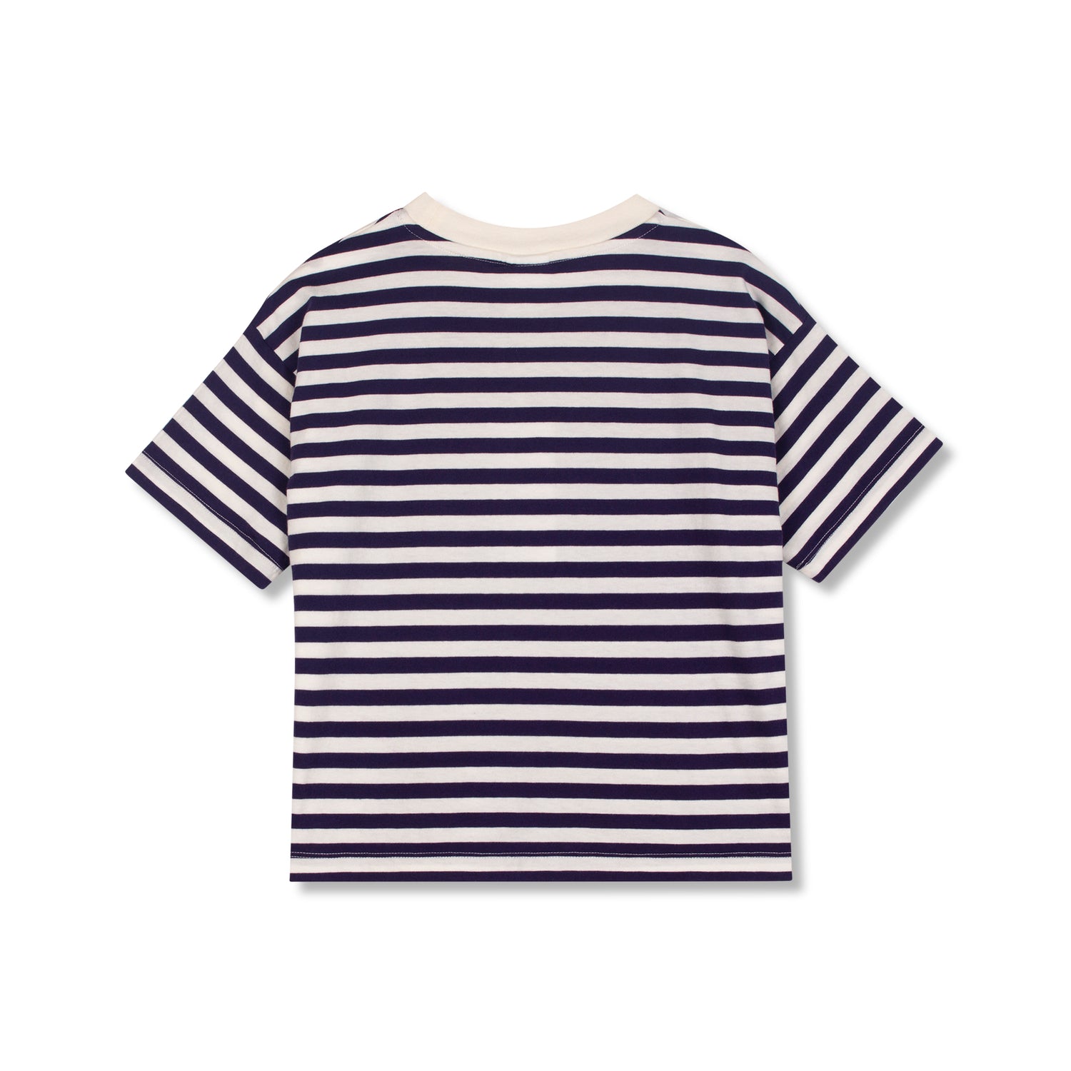 Wynken Night Navy Stripe Cap Tee