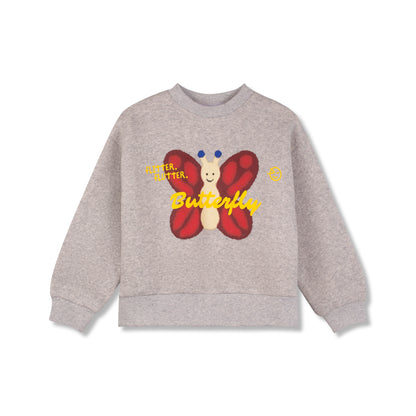Wynken Grey Melange Bon Bon Sweat