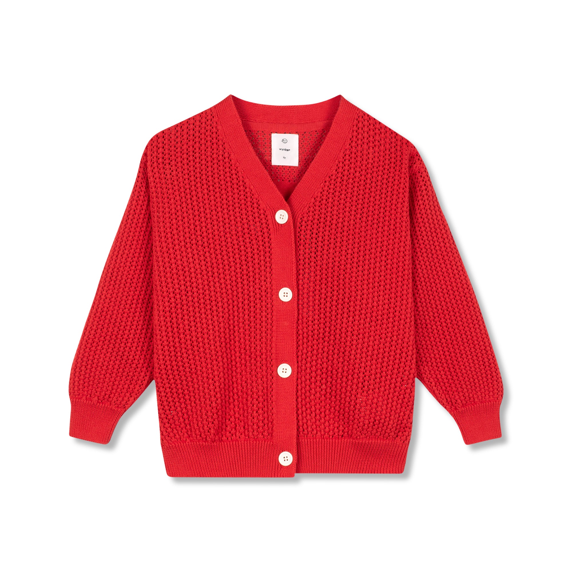 Wynken Red Airy Cardigan