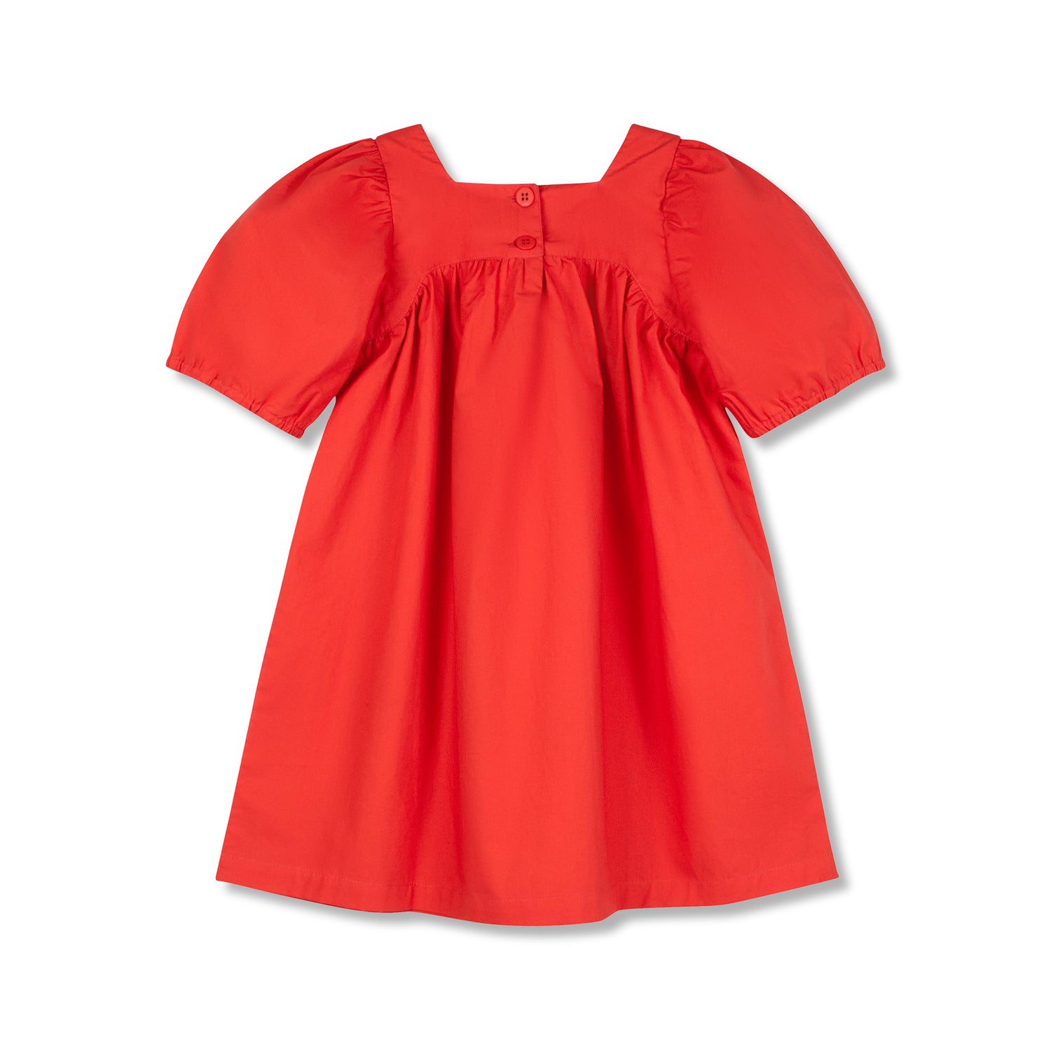 Wynken Red Annka Cotton Dress