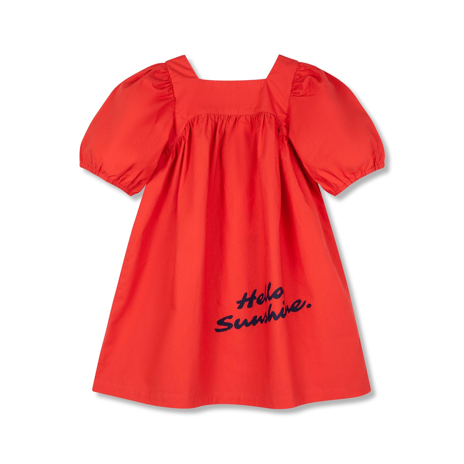 Wynken Red Annka Cotton Dress