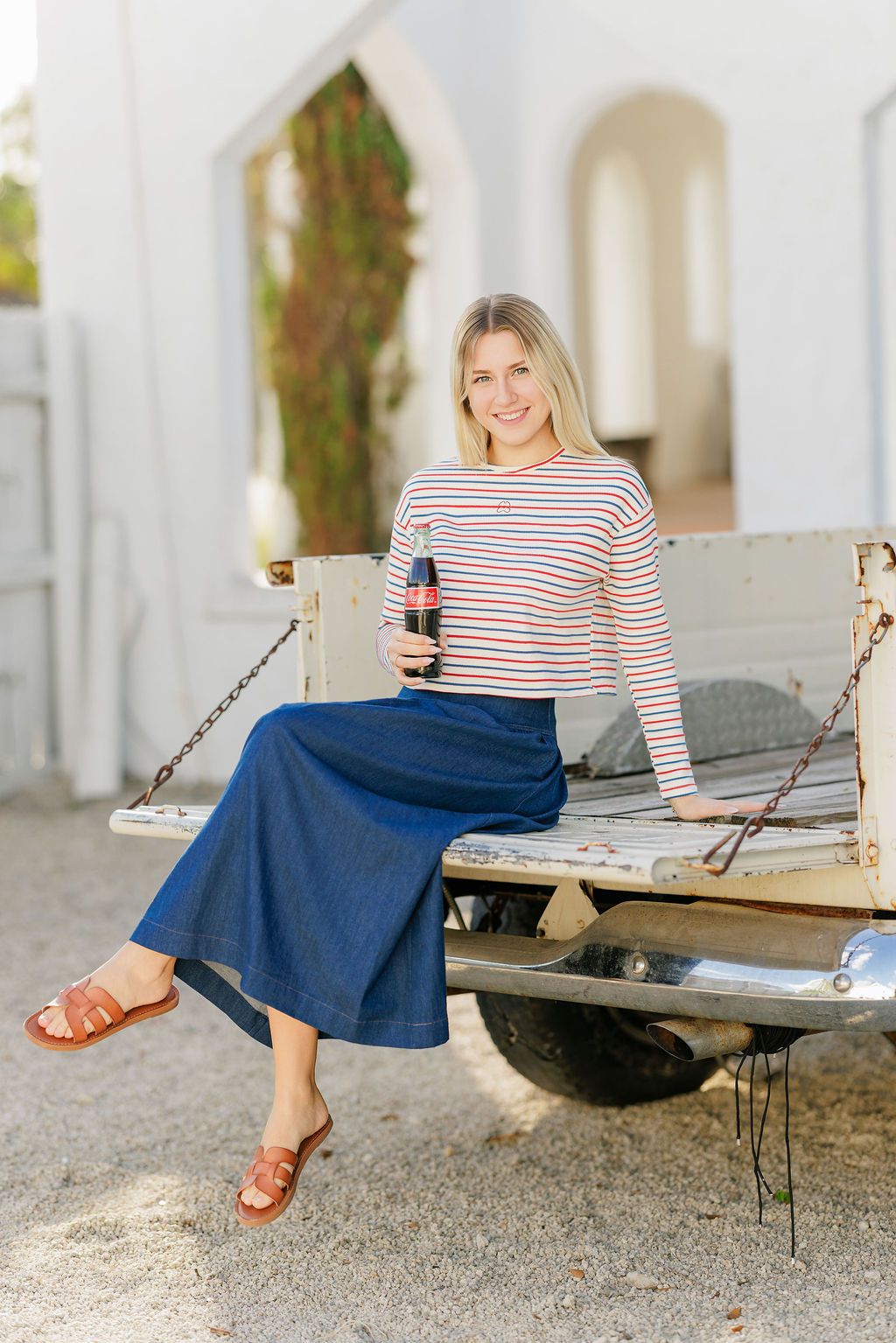 Teens Red, Blue &amp; Ivory T-Shirt