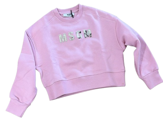 MSGM Girls Pink Nectar Sweatshirt