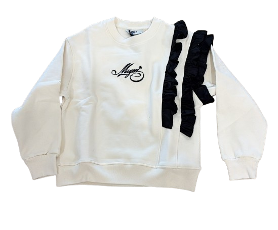 MSGM Girls Cream Sweatshirt