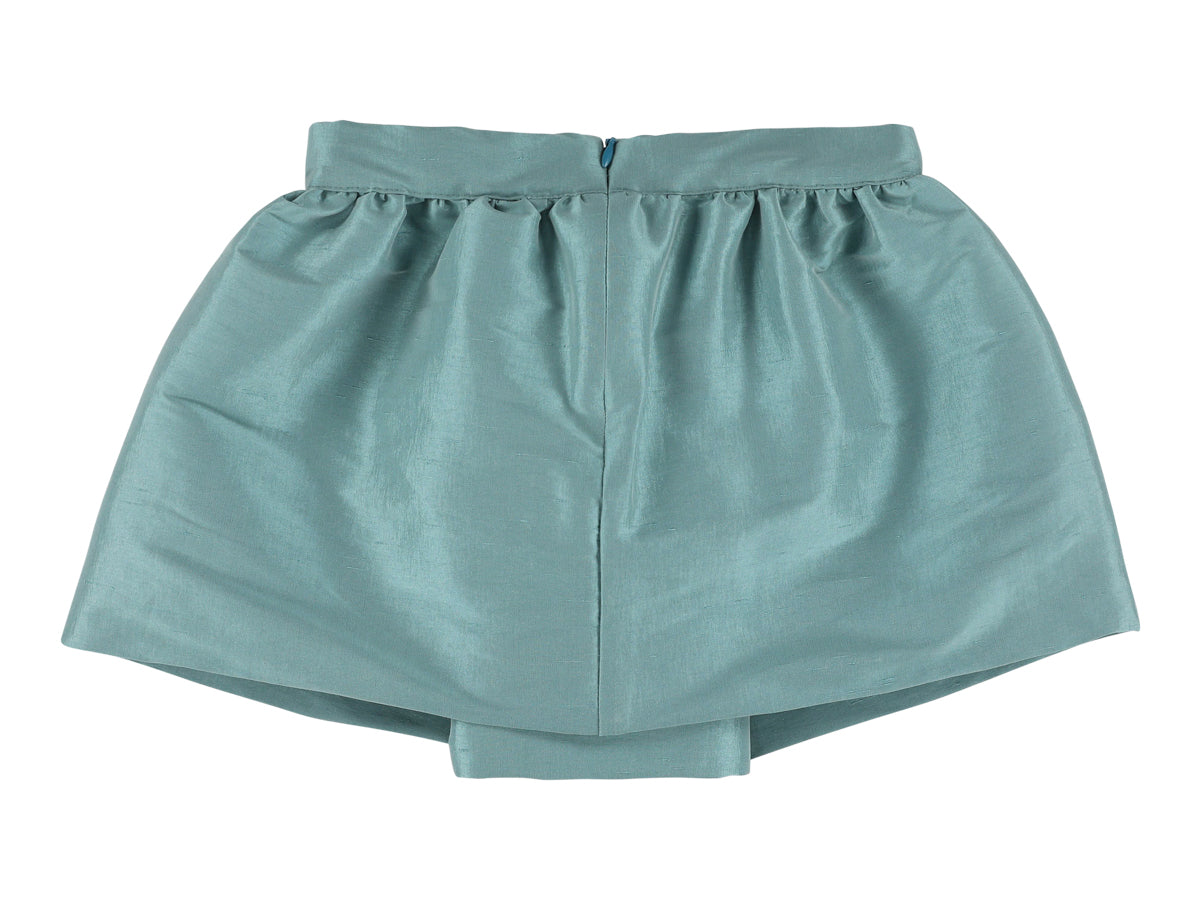 Morley Girls Blue Long Pleated Skirt