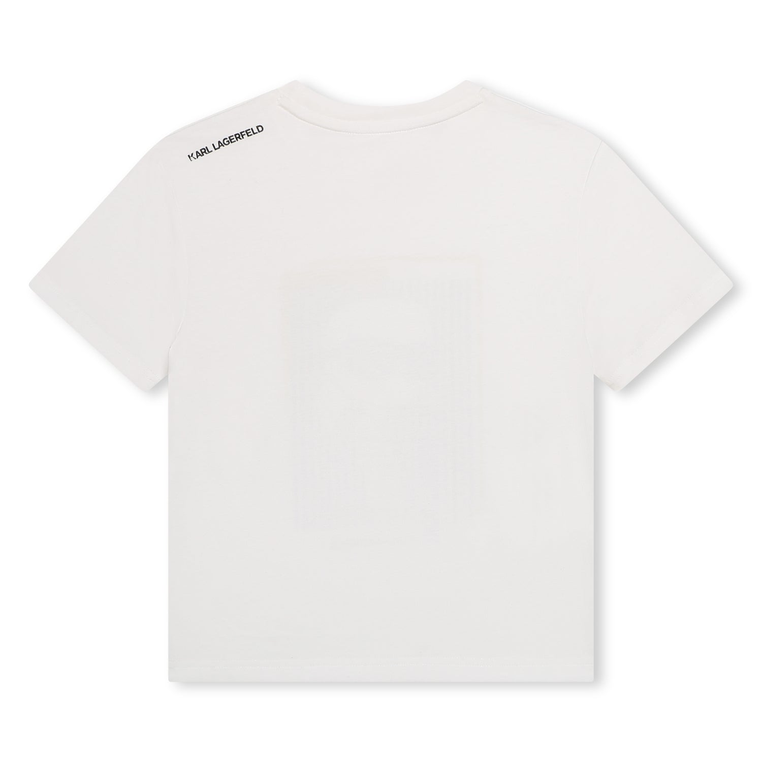 Karl Lagerfeld White with Logo Graphic Tee Shirt