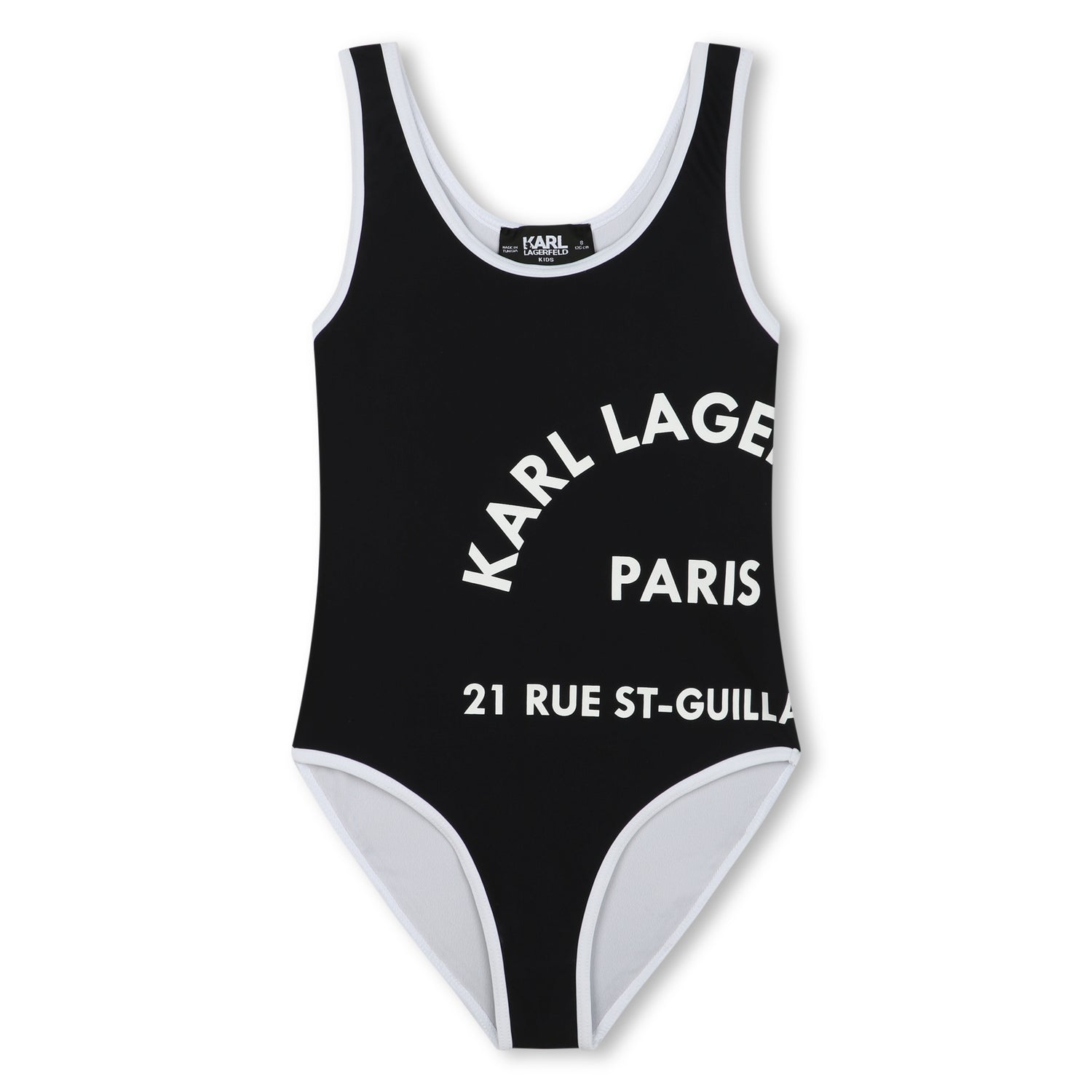 Karl Lagerfeld Black Logo Swimsuit