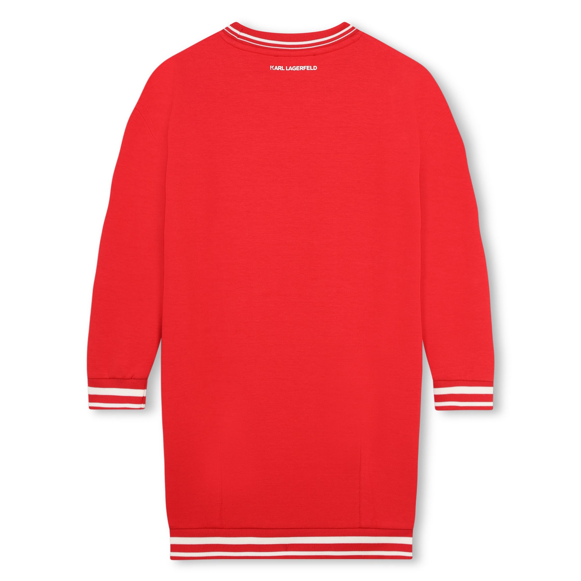 Karl Lagerfeld Red Ikonik Logo Dress