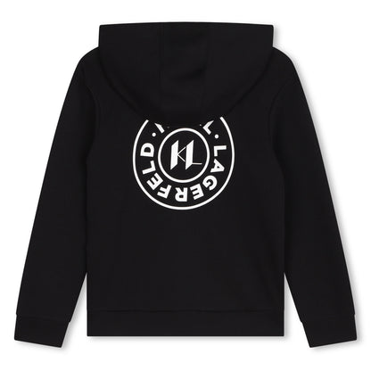 Karl Lagerfeld Black Front Pocket Sweatshirt