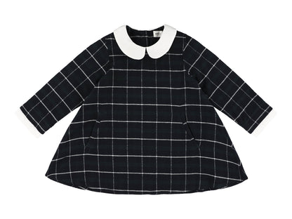 Morley Girls Blue Dress with White Collar