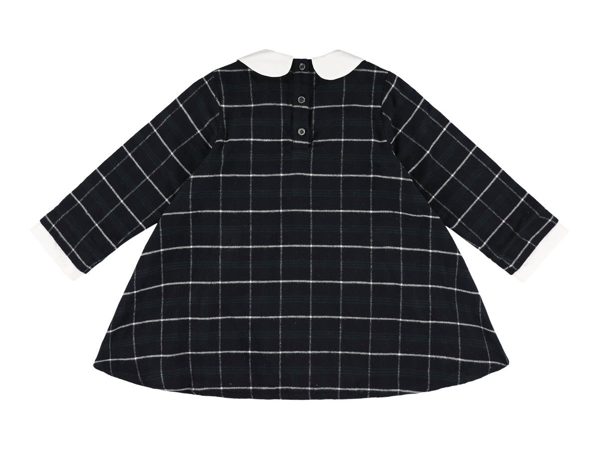 Morley Girls Blue Dress with White Collar