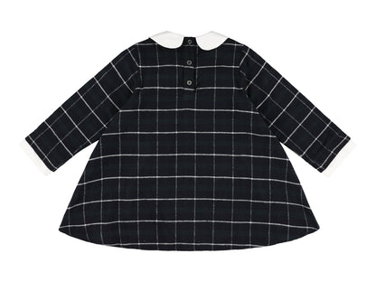 Morley Girls Blue Dress with White Collar