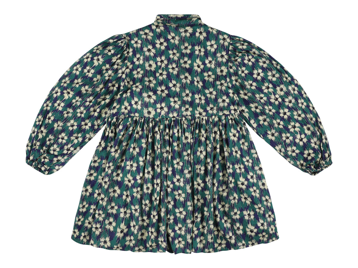 Morley Girls Navy Dress with Bow