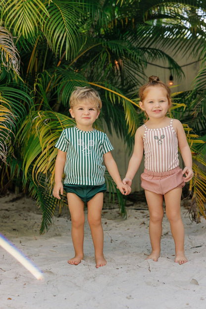 Duet Baby Girl Tennis Club Romper Set