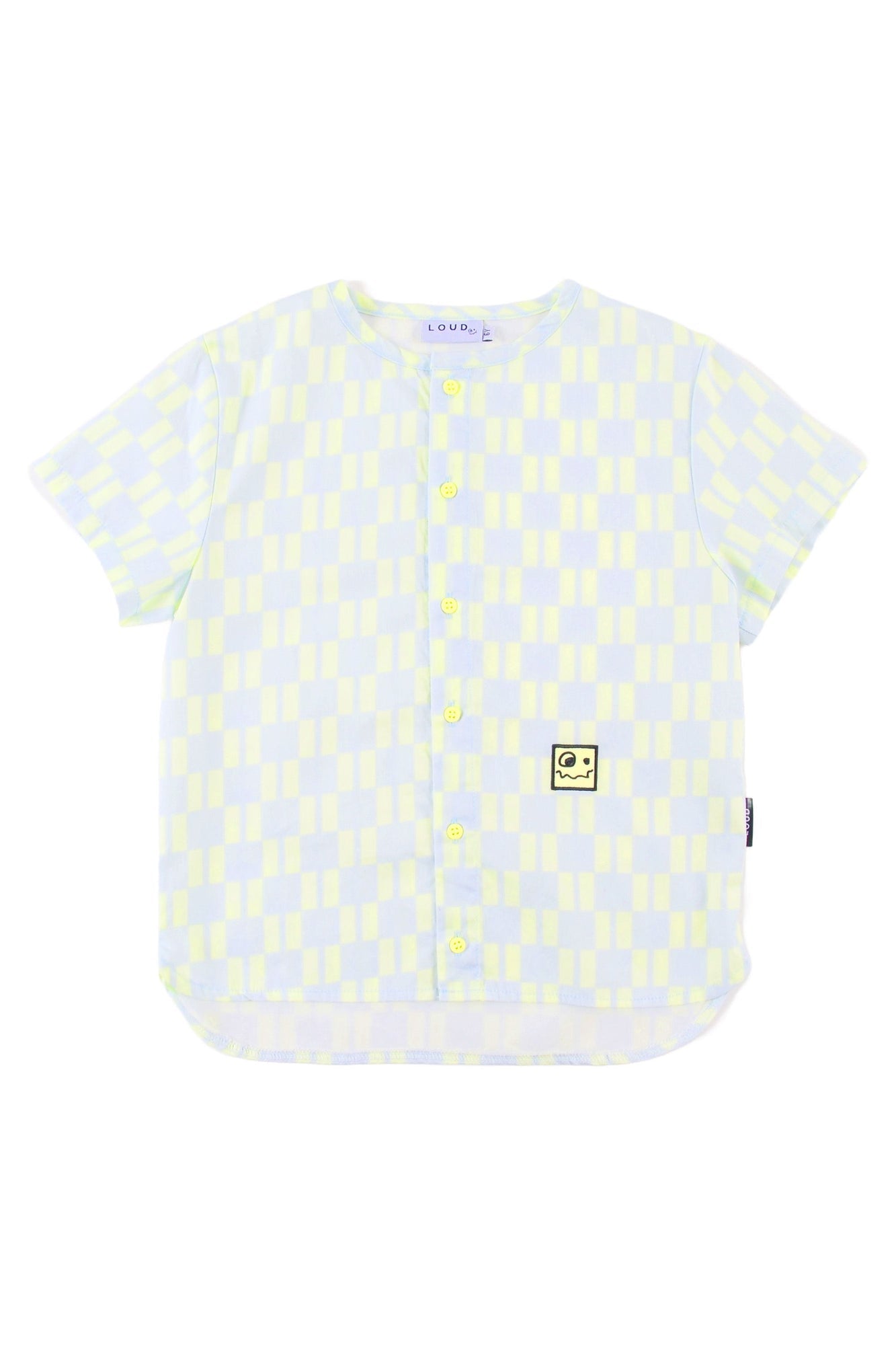 Loud Apparel Blue Checkered Polu Shirt
