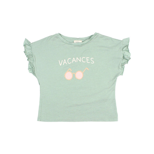 Buho Sage Green Flounces T-Shirt