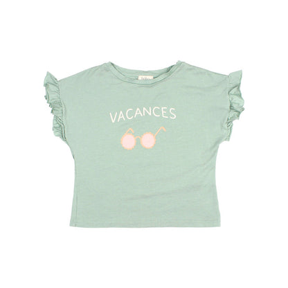 Buho Sage Green Flounces T-Shirt