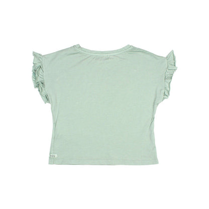 Buho Sage Green Flounces T-Shirt