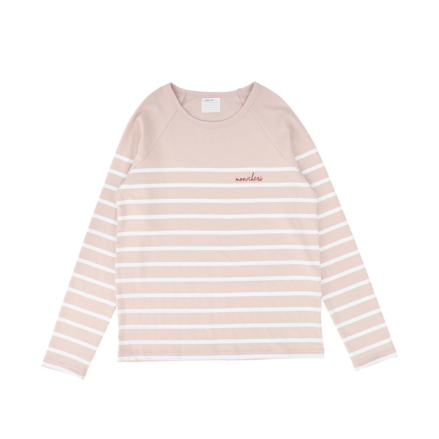 Bamboo Pink Striped Long Sleeve Tee Shirt