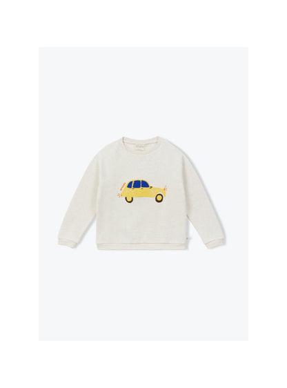 Arsene Heather Sand Car Sweatshirt