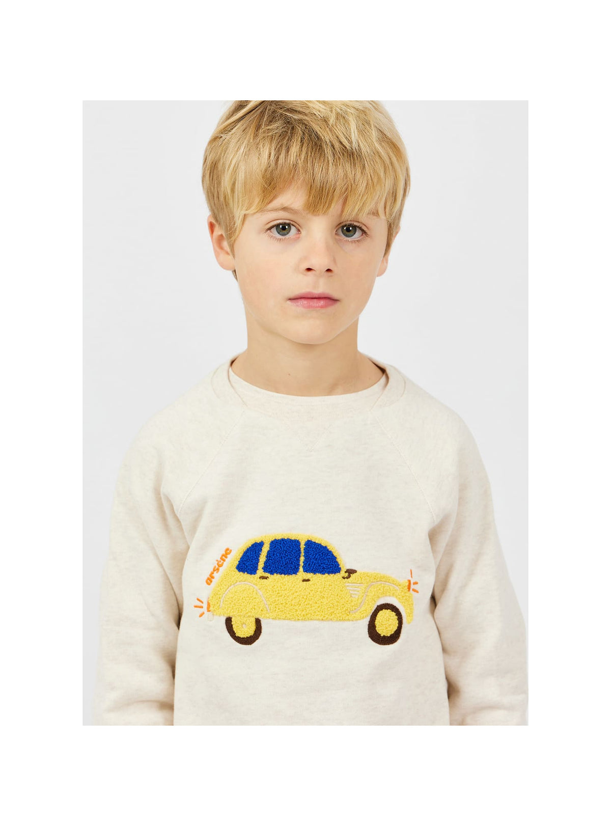 Arsene Heather Sand Car Sweatshirt