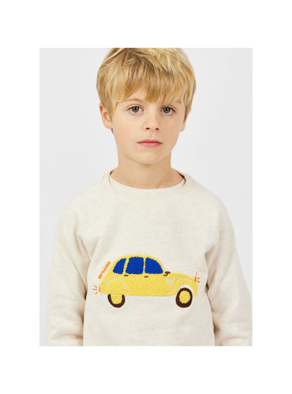 Arsene Heather Sand Car Sweatshirt