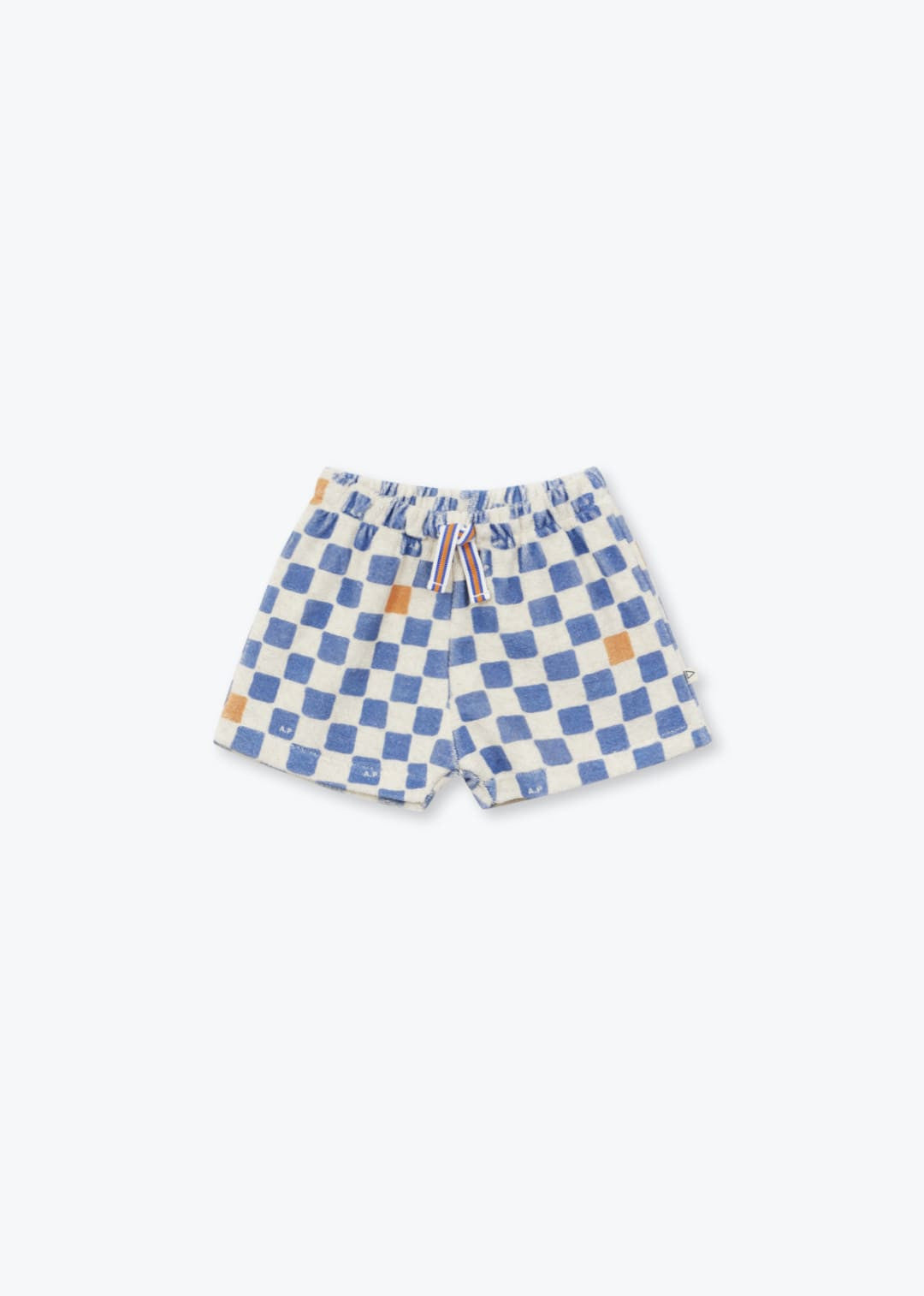 Arsene Baby Checkered Terry Shorts