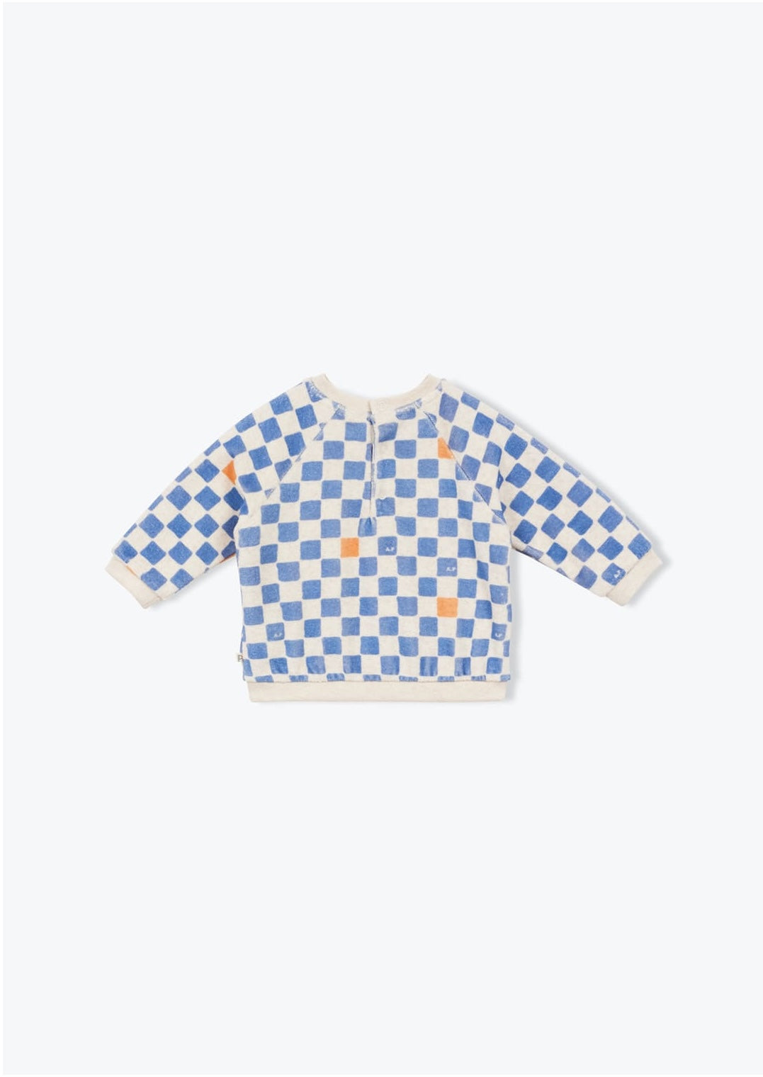 Arsene Baby Checkered Terry Sweatshirt