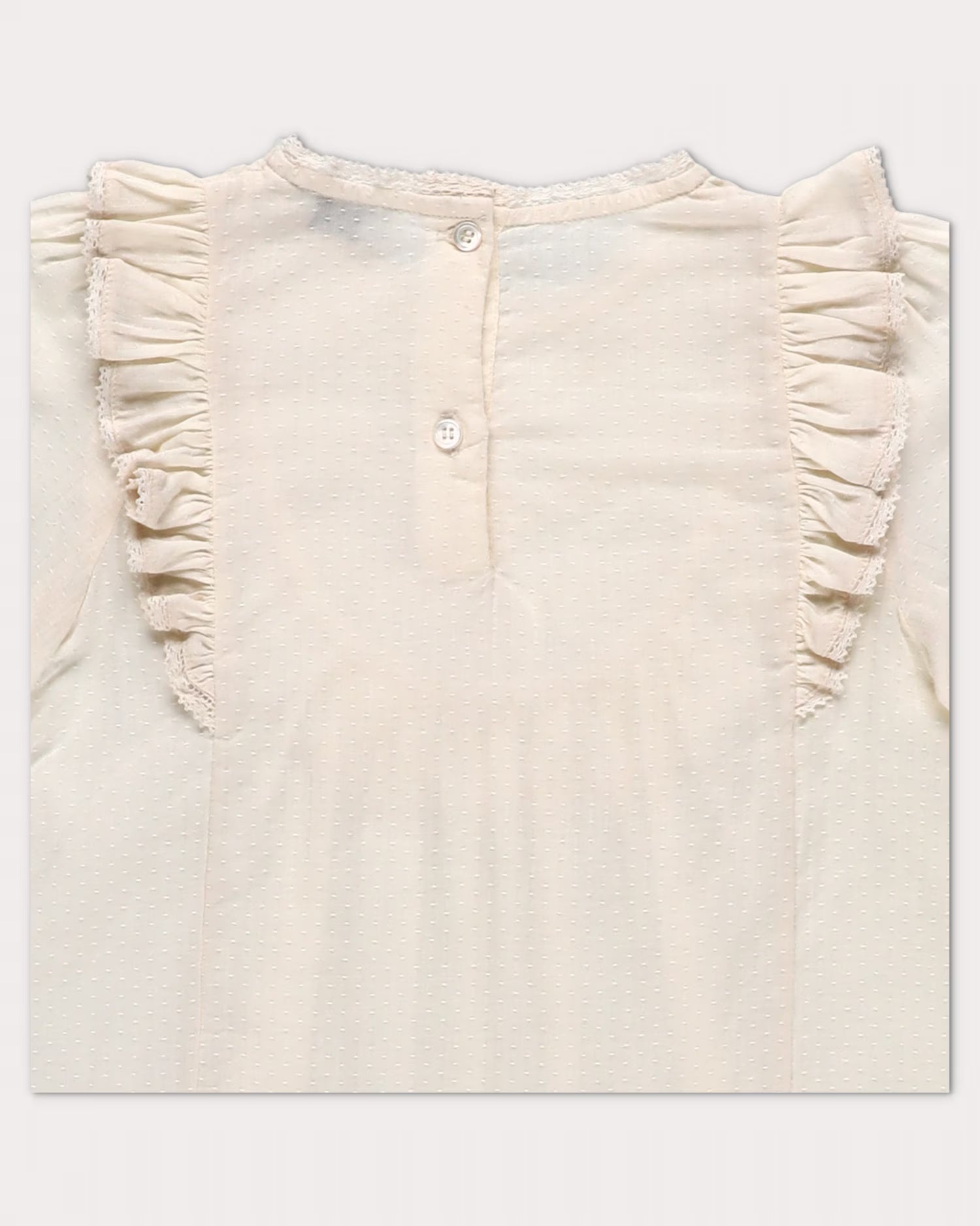 Early Sunday Girls Ecru Lauren Blouse