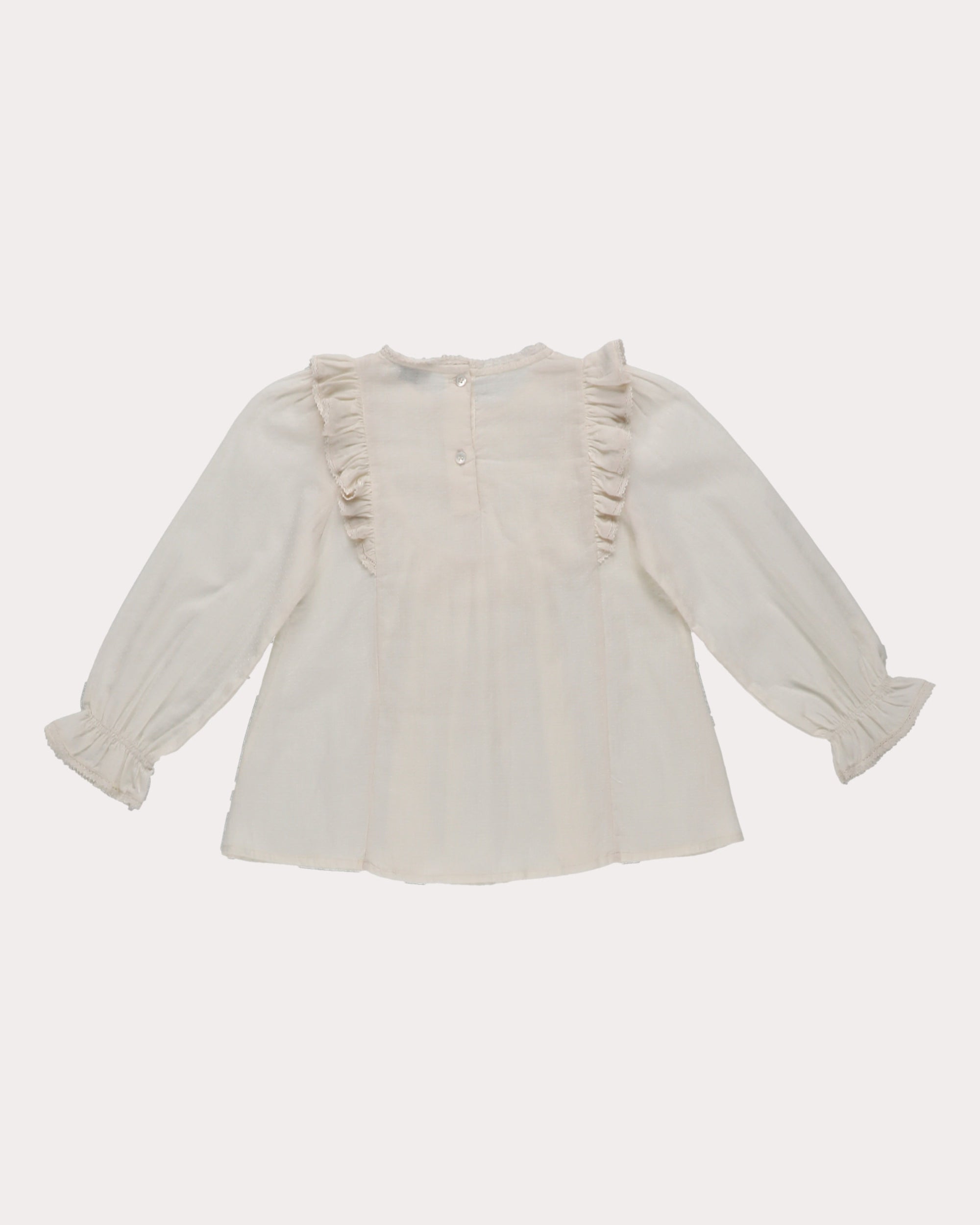 Early Sunday Girls Ecru Lauren Blouse