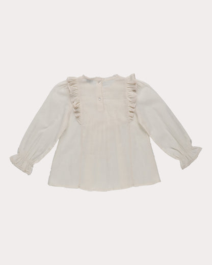 Early Sunday Girls Ecru Lauren Blouse