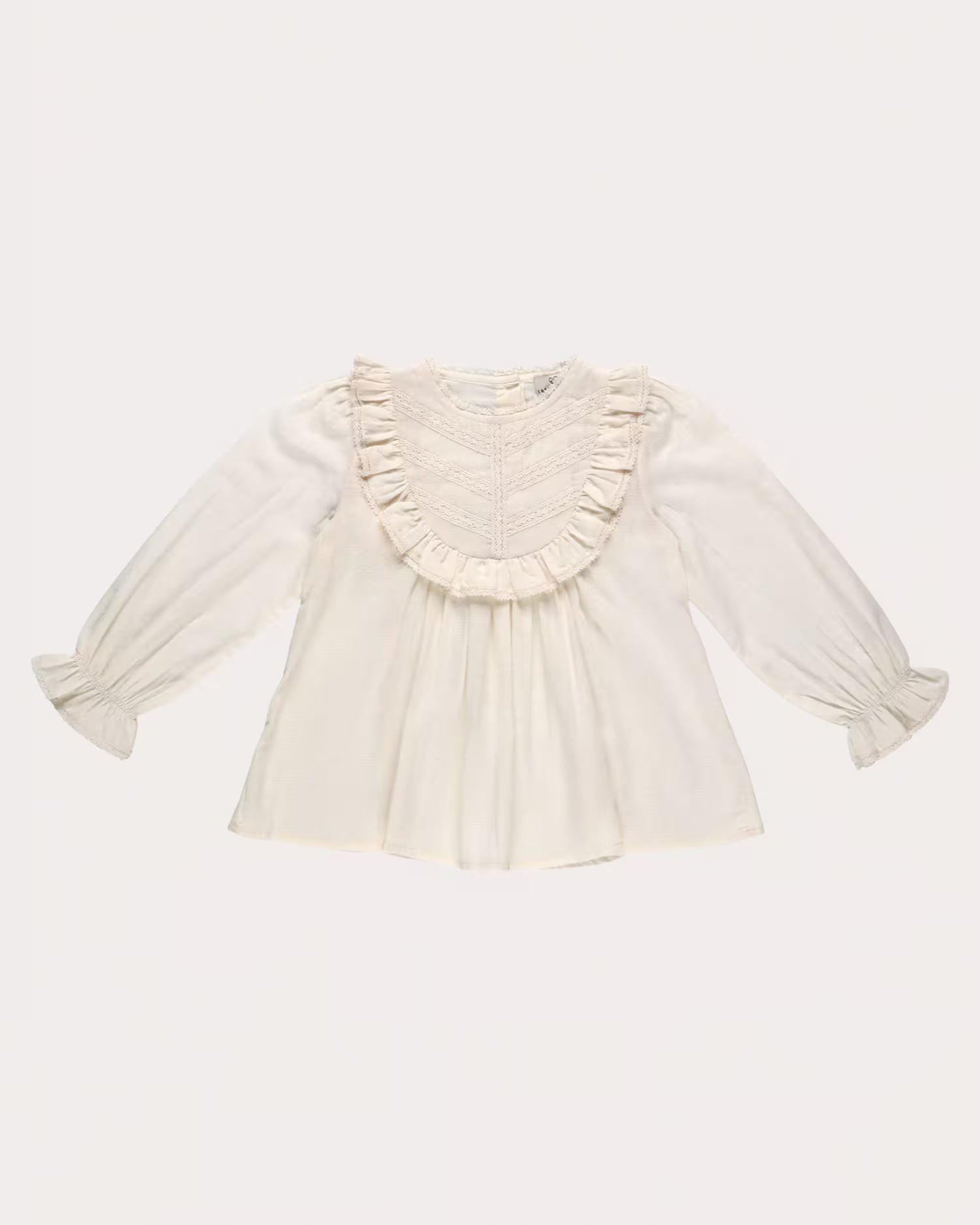 Early Sunday Girls Ecru Lauren Blouse