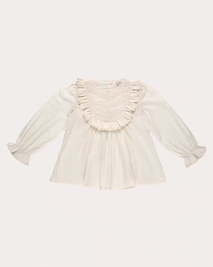 Early Sunday Girls Ecru Lauren Blouse