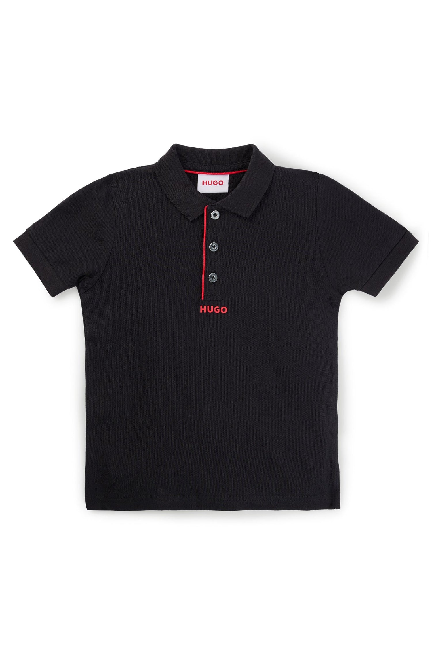 Hugo Black Short Sleeve Polo