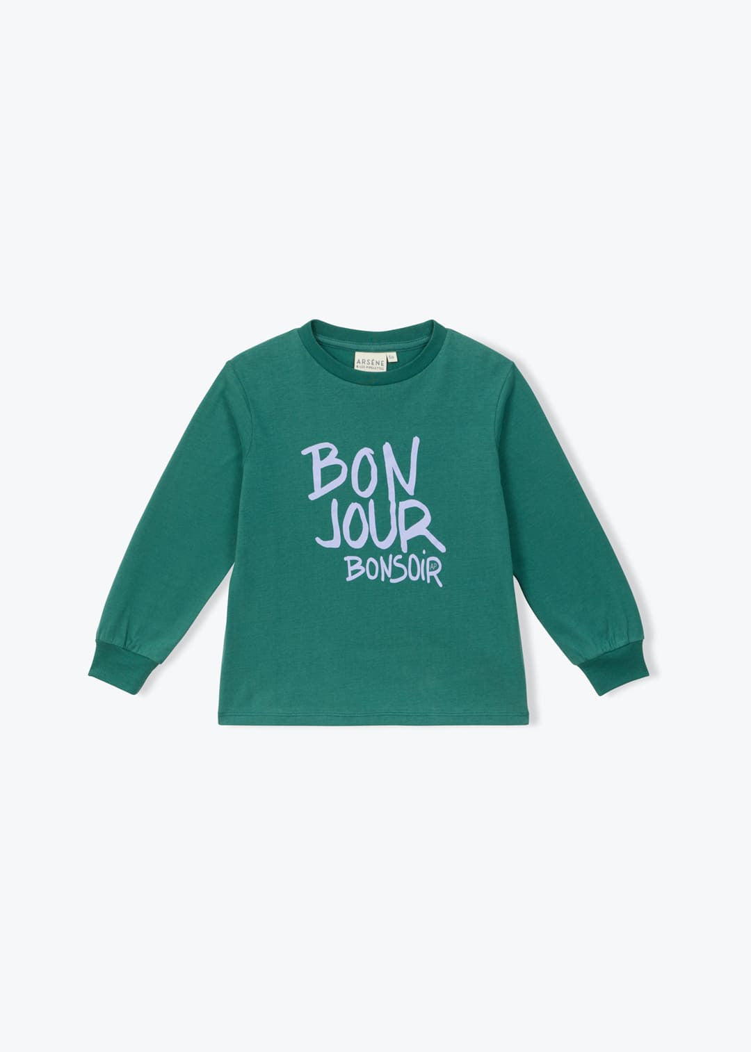 Arsene Boys Green Bonjour Bonsoir T-Shirt