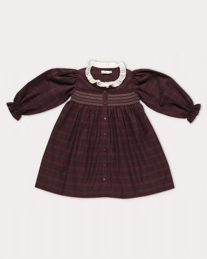 Early Sunday Girls Plum Jeanette Dress