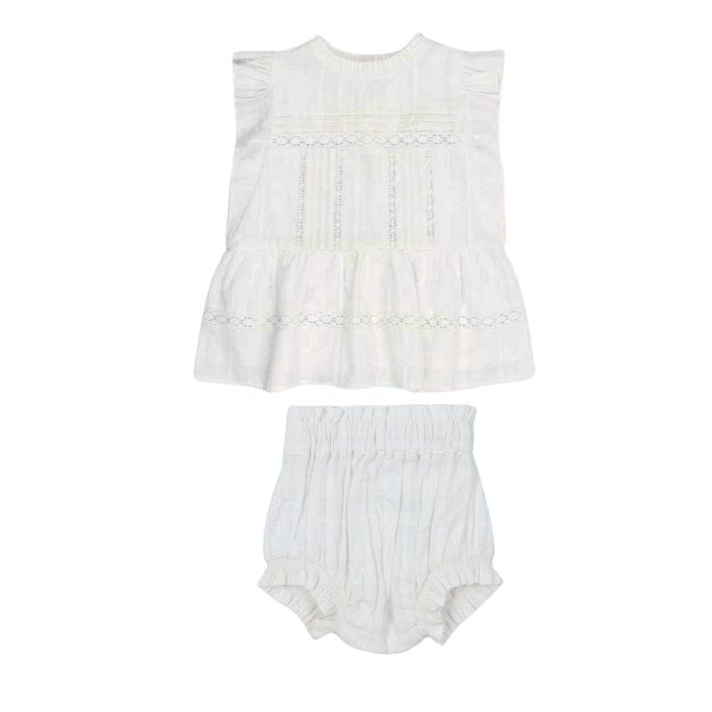 The New Society White Corfu Baby Set
