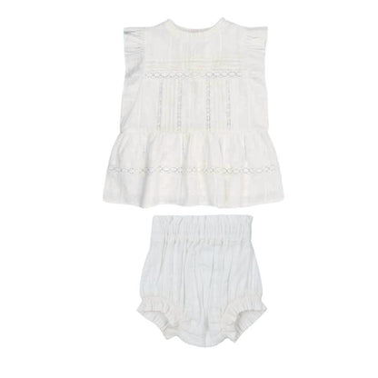 The New Society White Corfu Baby Set