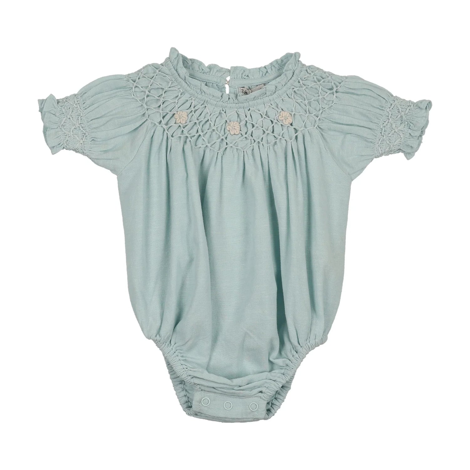 Bebe Organic Cloud Blue Maya Romper