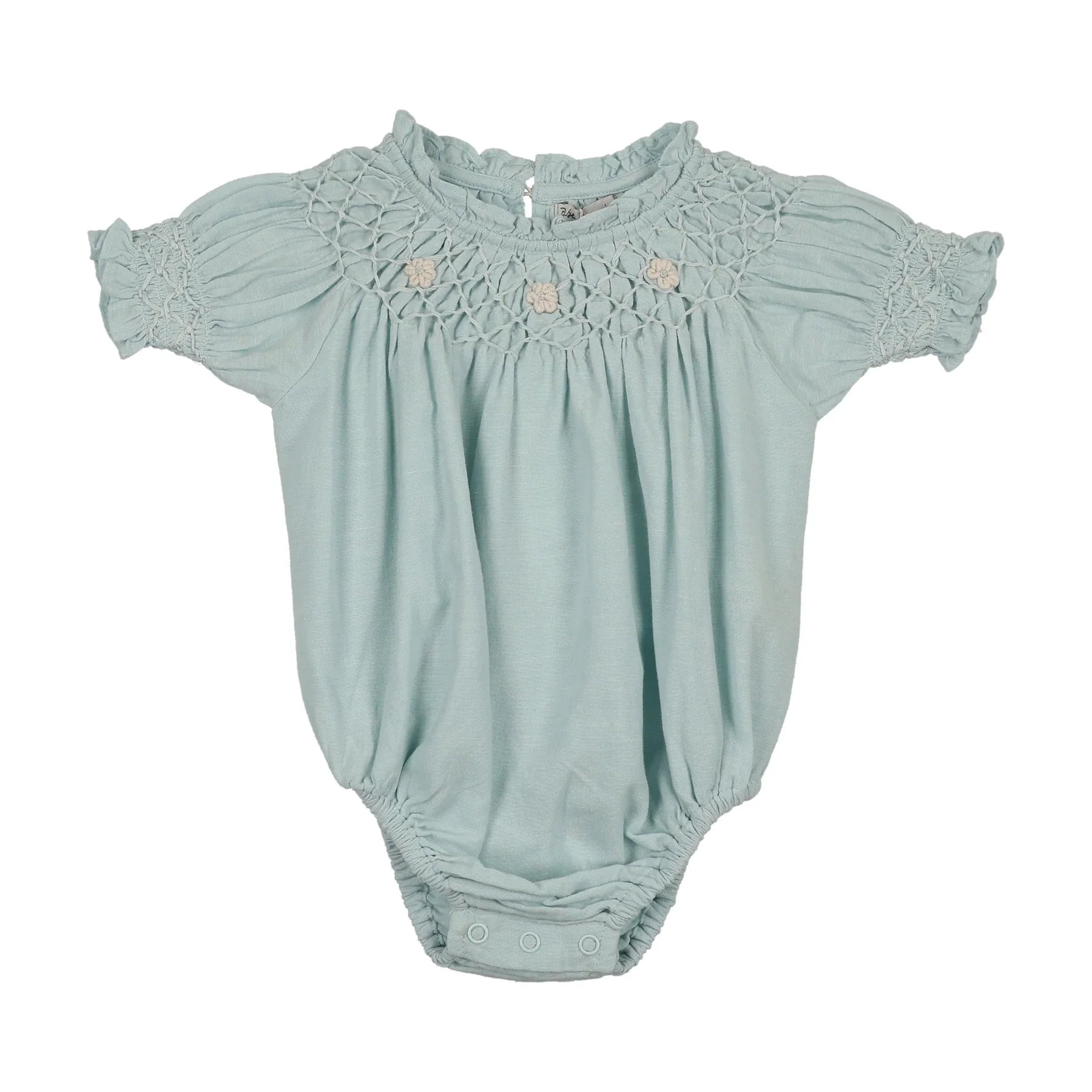 Bebe Organic Cloud Blue Maya Romper